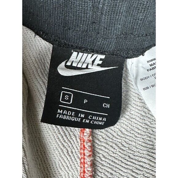 Nike Swoosh Organic Distortion Alumni Sweat Shorts Fleece CW4805-100 Men's Small - Picture 5 of 8